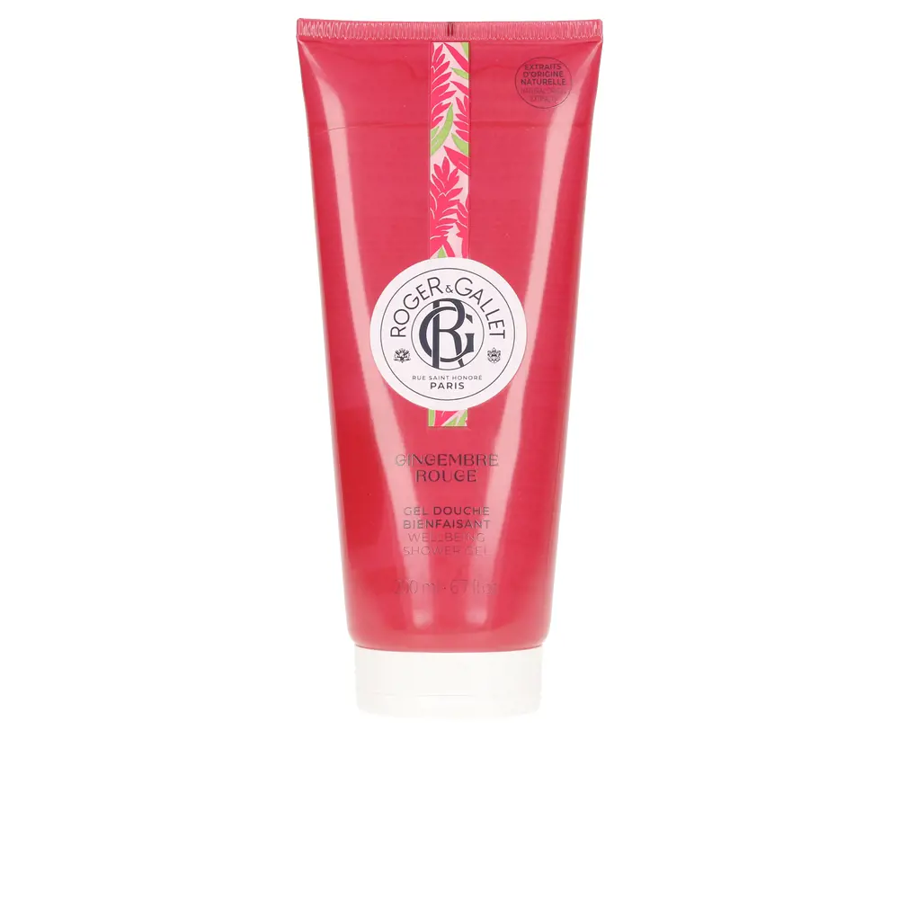 ROGER & GALLET GINGEMBRE ROUGE gel douche dynamisant 200 ml