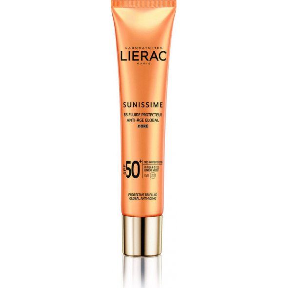 LIERAC SUNISSIME tinted sunscreen fluid SPF50+ #Golden 40 ml