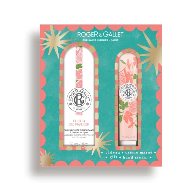 ROGER & GALLET FLEUR DE FIGUIER SCENTED WATER WELL-BEING SET OF 2 pcs Perfumed water 30 ml + Hand cream 30 ml