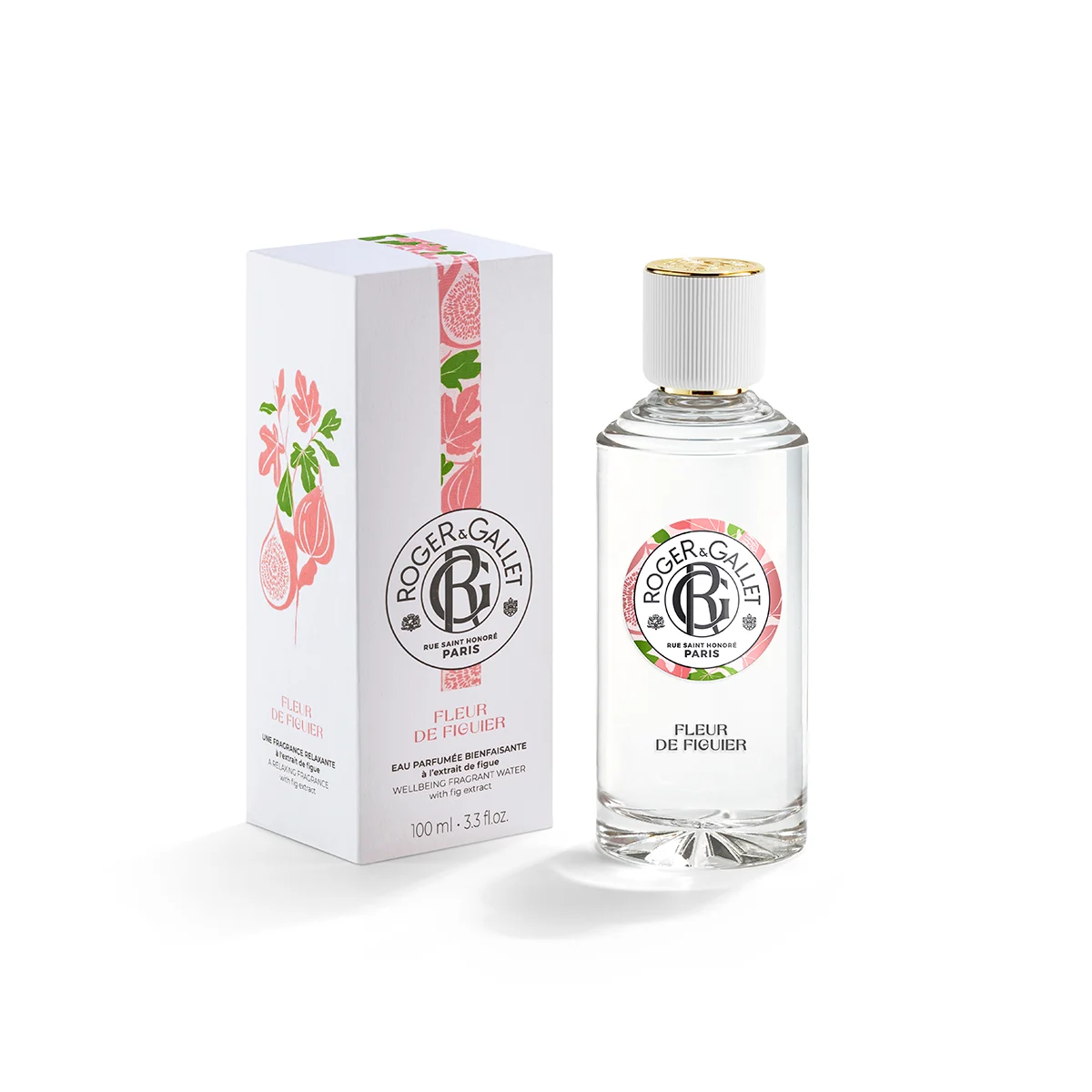 ROGER & GALLET FLEUR DE FIGUIER SCENTED WATER WELL-BEING SET OF 2 pcs Scented water 100 ml + Mikado air freshener 1 unit
