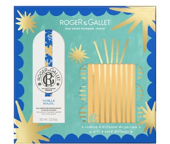 ROGER & GALLET VANILLE SOLEIL SCENTED WATER WELL-BEING SET OF 2 pcs Scented water 100 ml + Mikado air freshener 1 unit