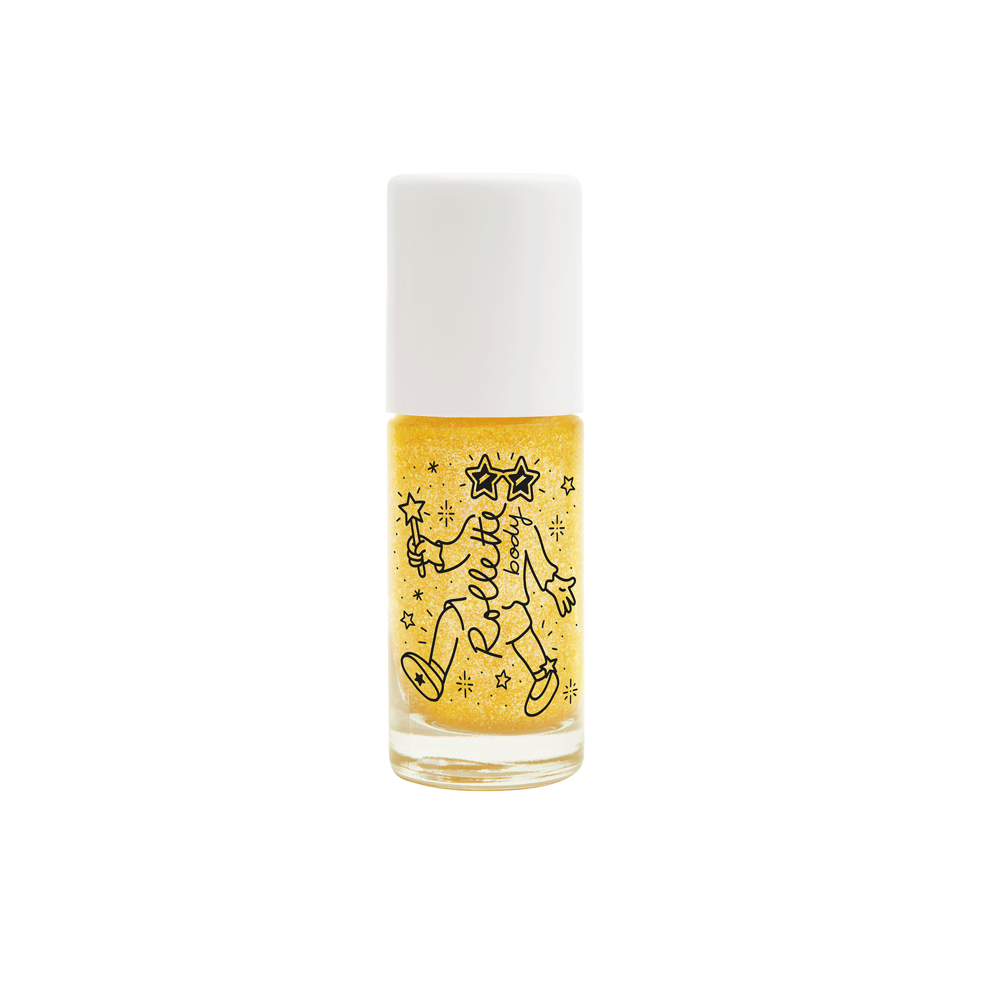 Nailmatic Glitter Body Gel Yellow Gold   20 ml