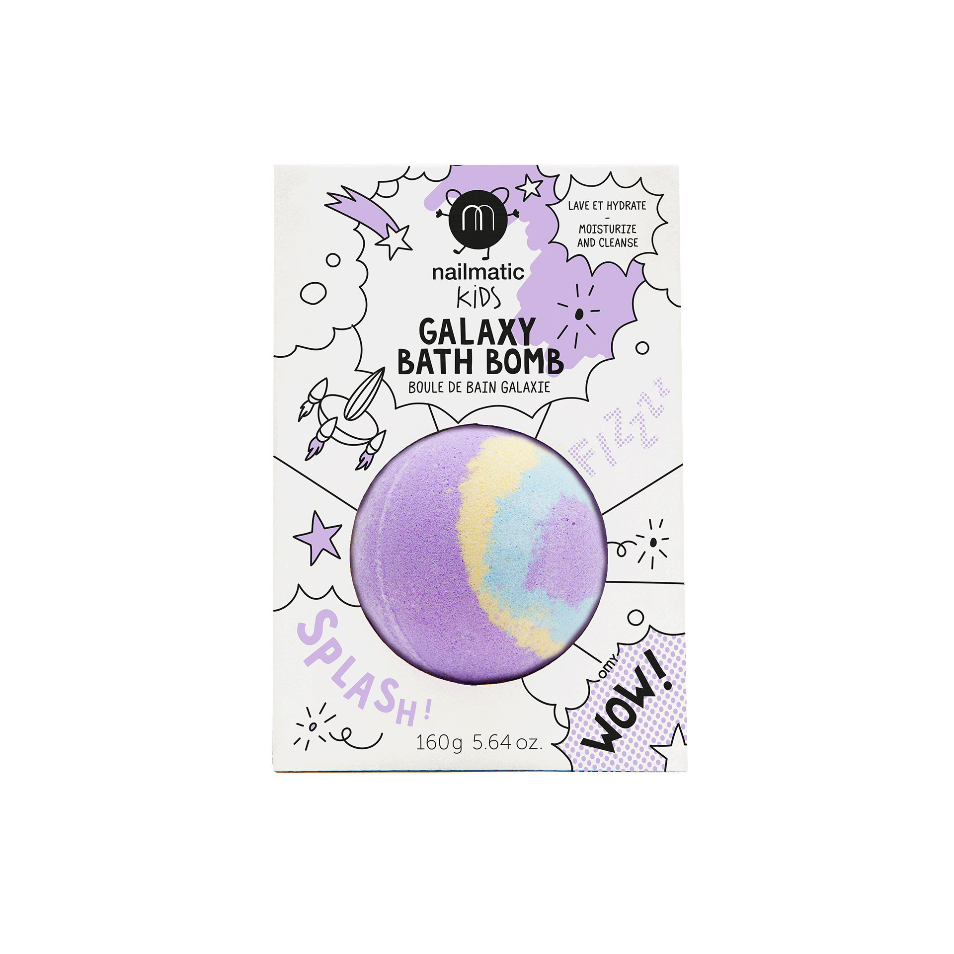 Nailmatic Kids Galaxy Bath Bomb Pulsar   160 g