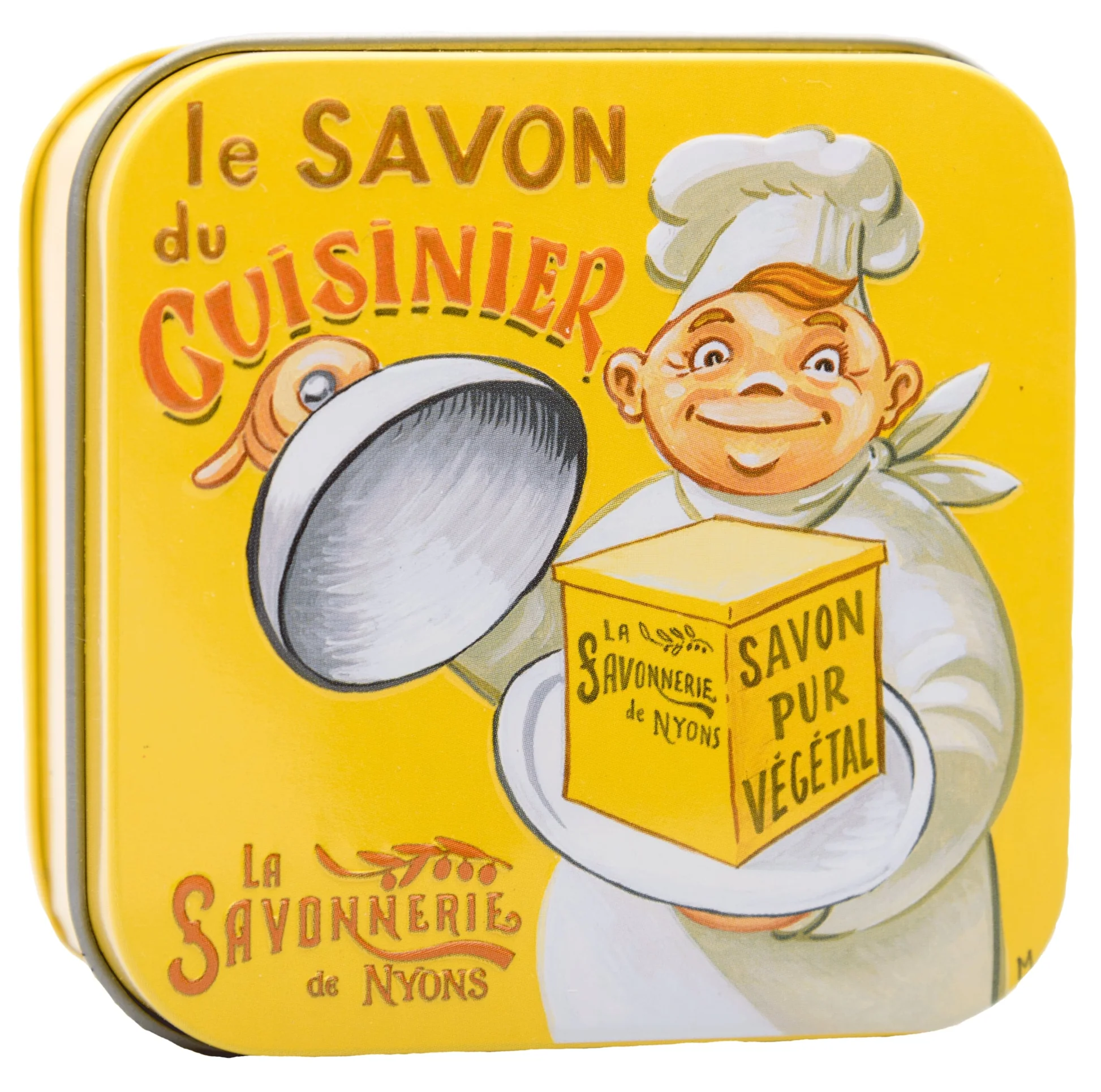 La Savonnerie De Nyons Soap Bar + Metal Box Chef   100 g