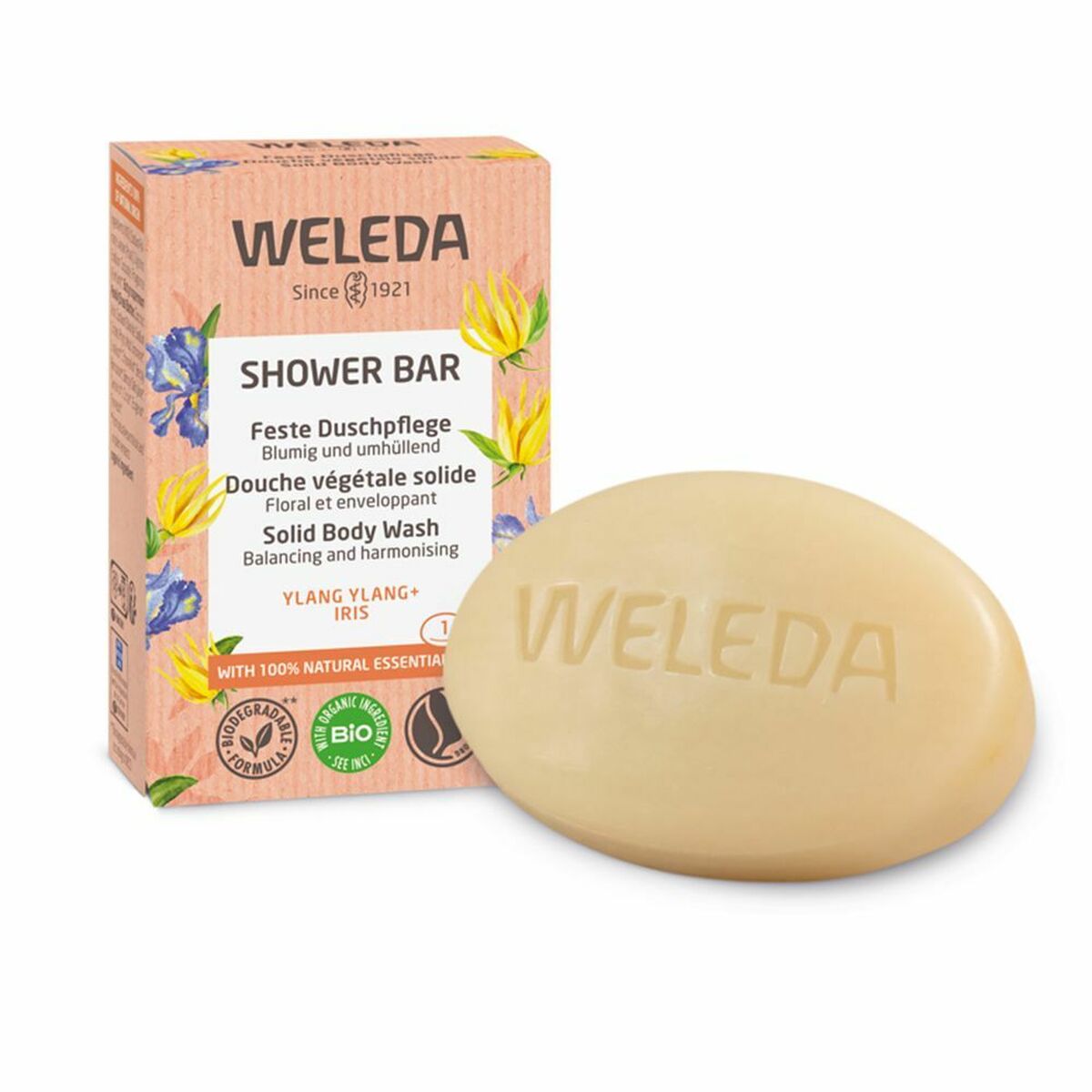Weleda Ylang Ylang & Iris Shower Bar 75gr