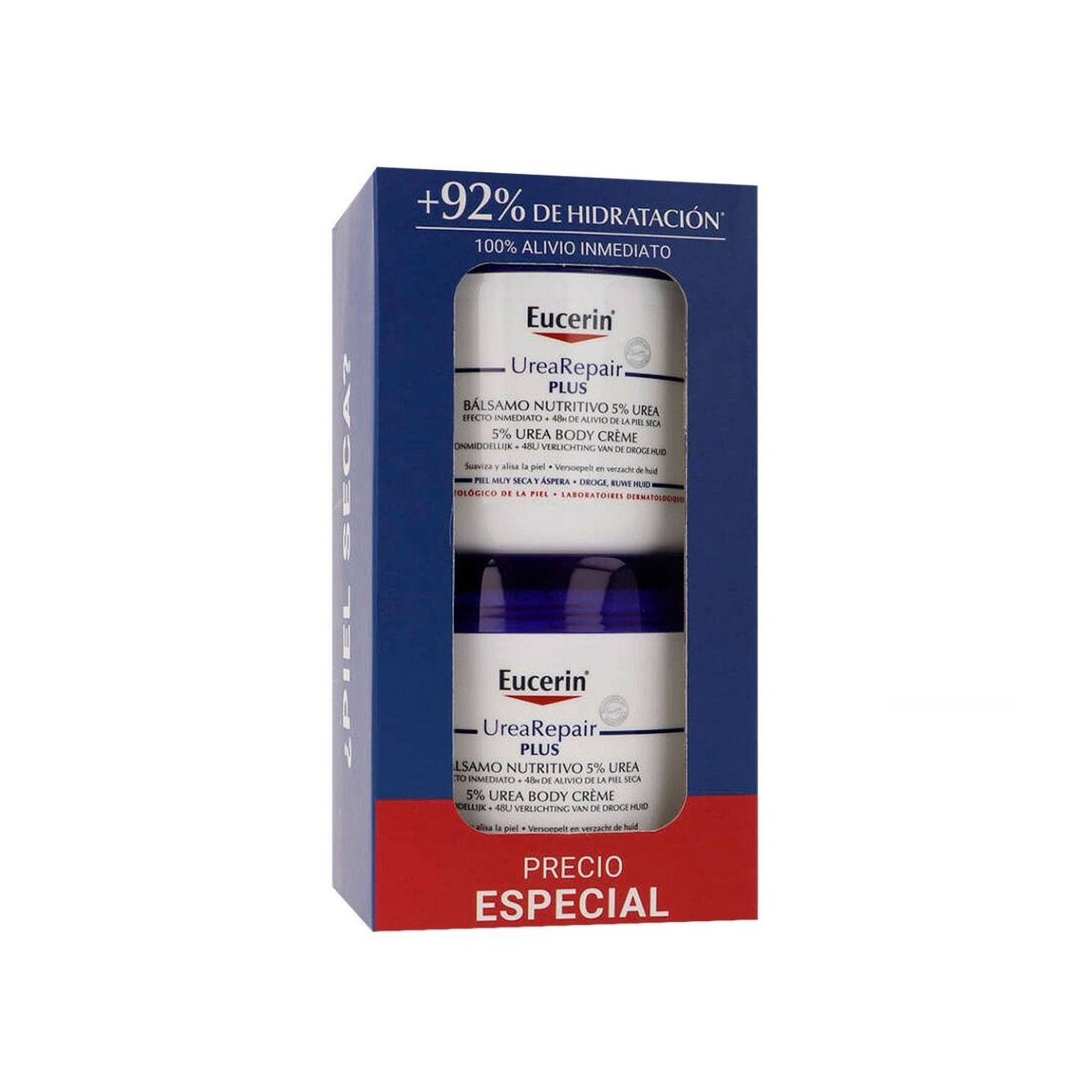 4005800342639.jpg EUCERIN UREAREPAIR Moisturizing body cream 5% urea, 2-pack x 450 ml - Image 1