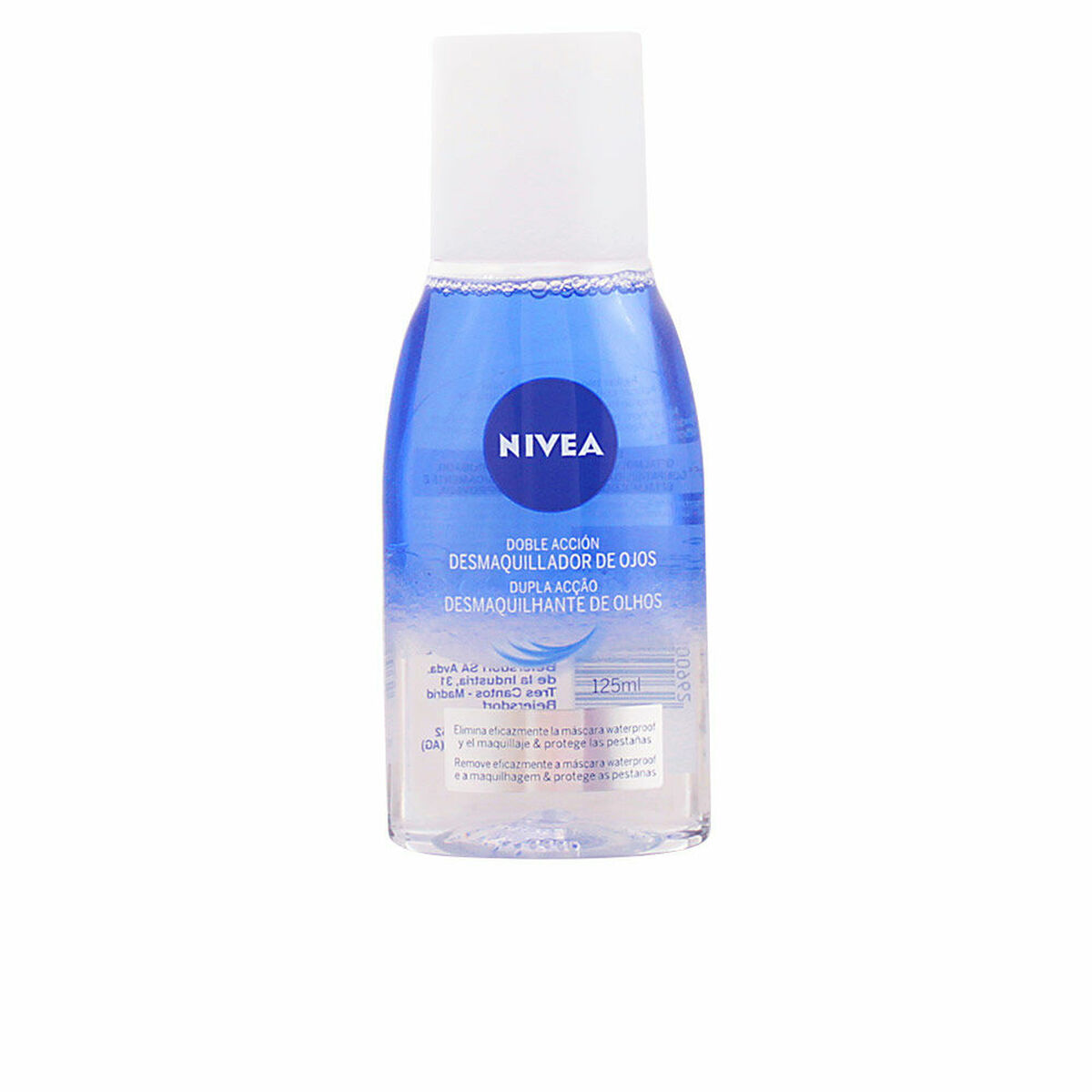 NIVEA VISAGE desmaquillador ojos waterproof doble acción 125 ml