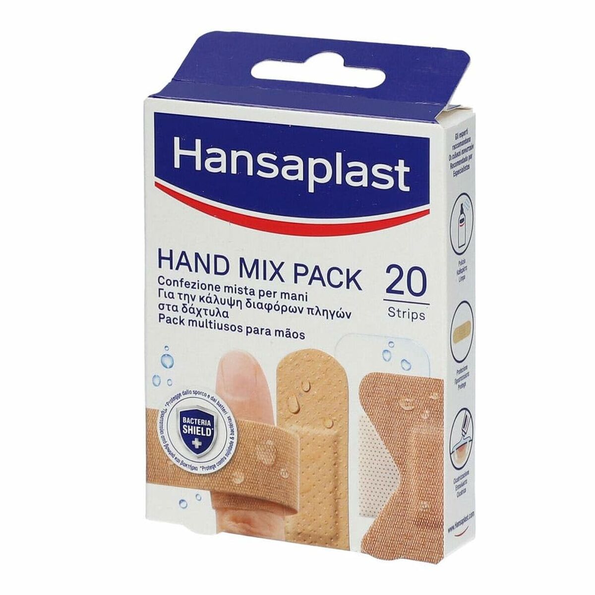 HANSAPLAST HP HAND MIX dressings 5 sizes 20 u