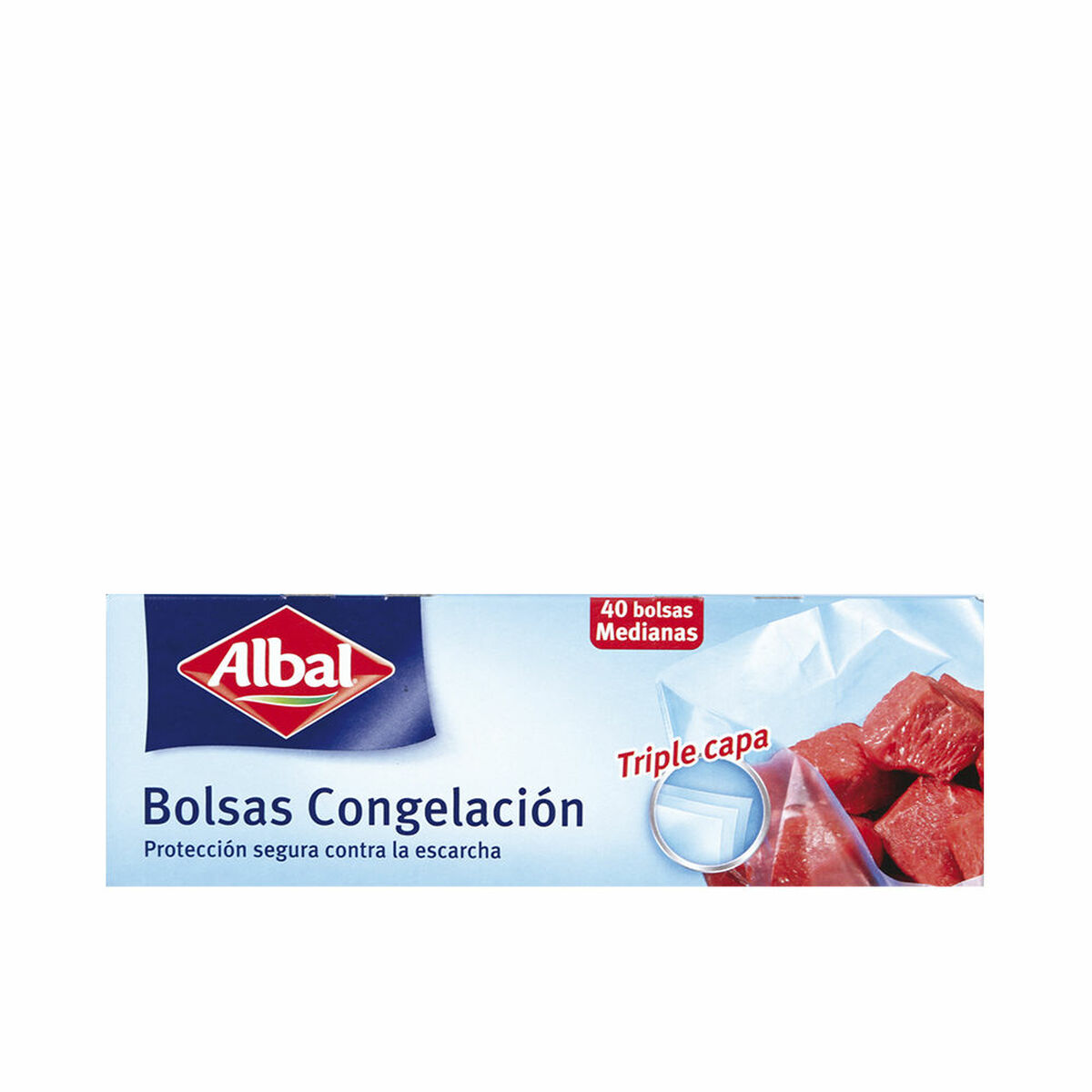 ALBAL MEDIUM FREEZER BAGS triple layer 40 u