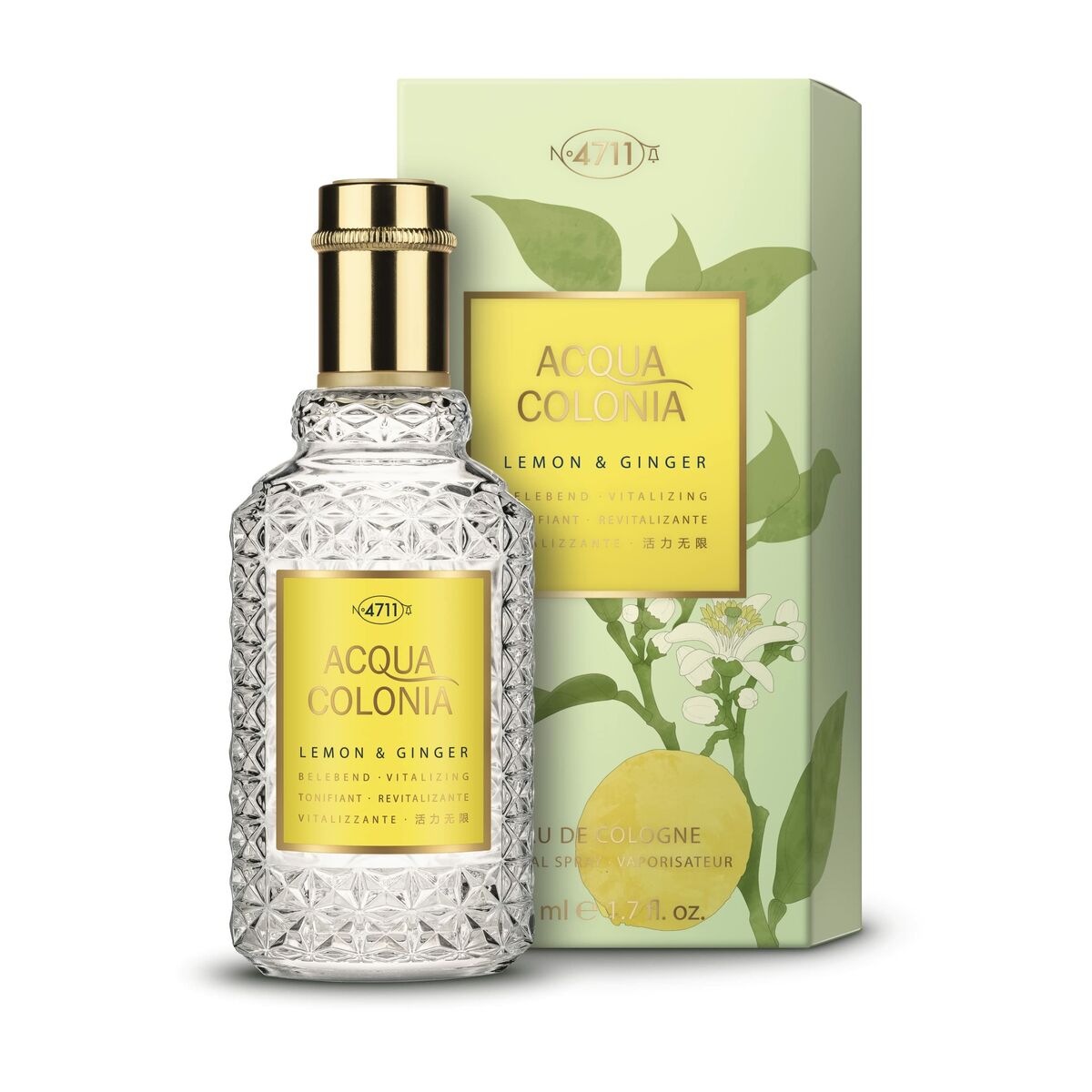 4711 ACQUA cologne LEMON & GINGER edc splash & spray 50 ml