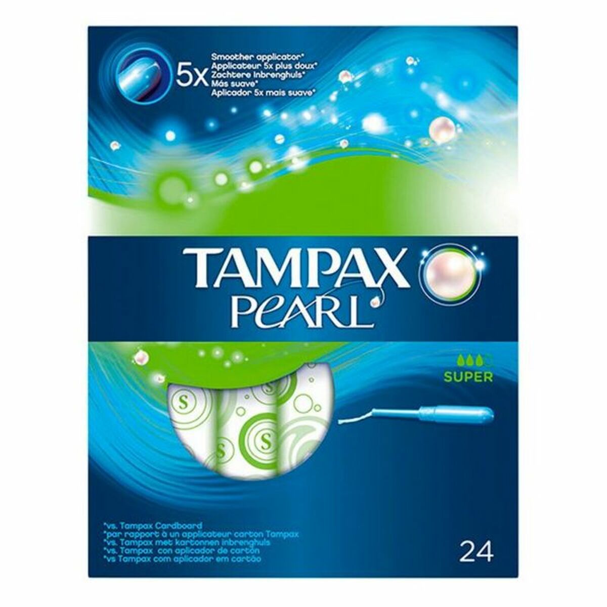 TAMPAX TAMPAX PEARL tampón super 24 uds