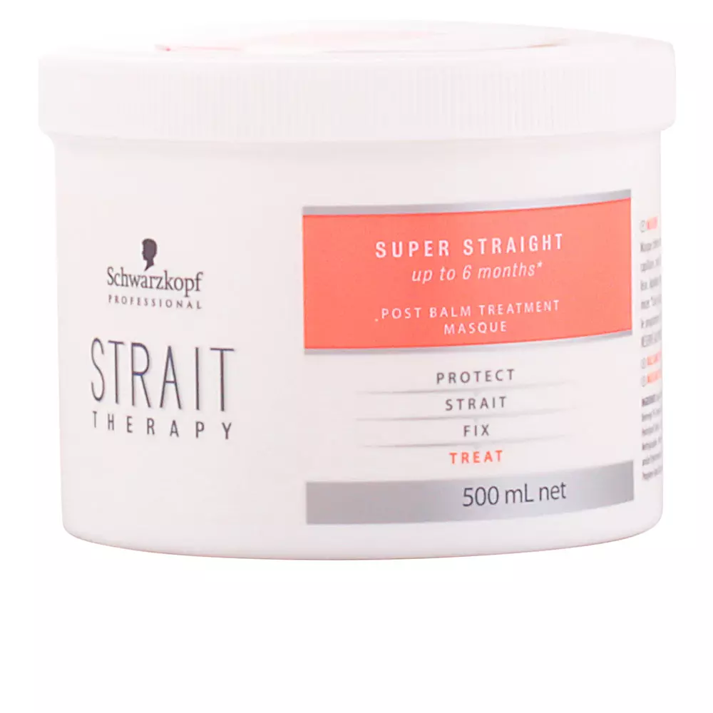 Schwarzkopf Strait Therapy Μάσκα Μαλλιών Super Straight για Λείανση 500ml