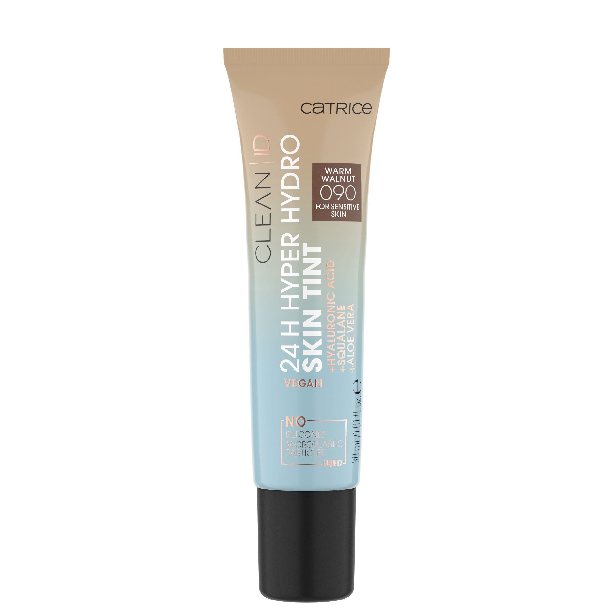 Catrice Clean ID 24H Hyper Hydro Skin Tint #090 Warm Walnut   30 ml