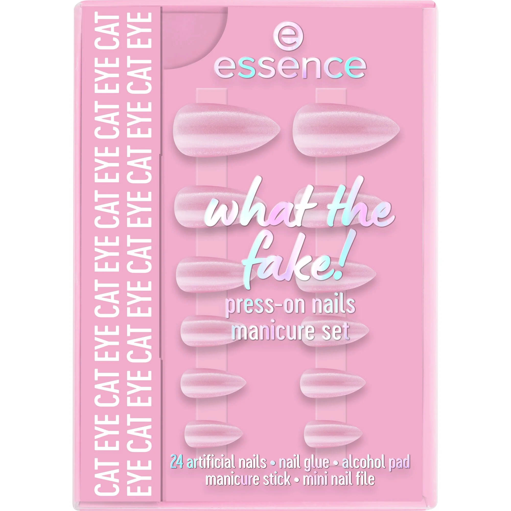 ESSENCE WHAT THE FAKE! False Nails Set #02 - Cat Eye 6 pcs
