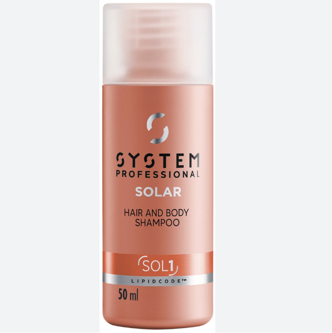 Wella System P. - Lipid Code - Solar Hair&Body Shampoo SOL1   50 ml