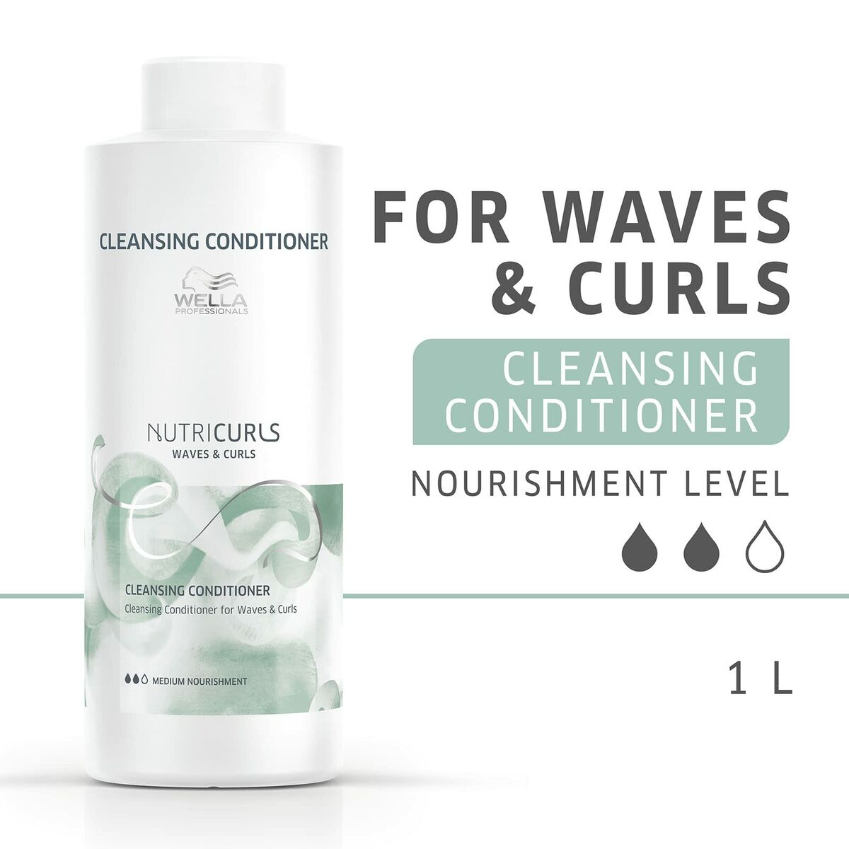 Wella Nutricurls Waves & Curls Conditioner   1000 ml