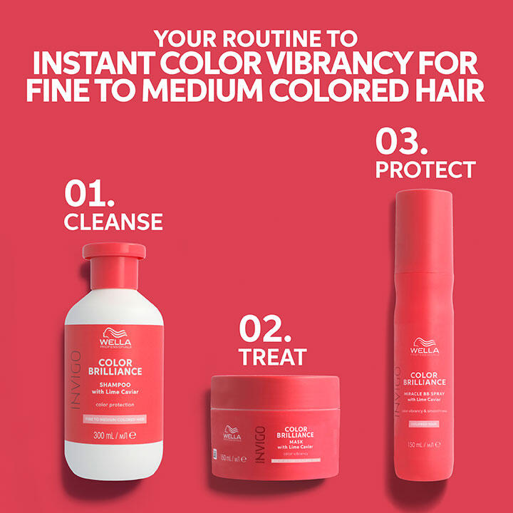 Wella Invigo - Color Brilliance Set Shampoo 100ml/Mask 75ml/Oil 30ml   set x 205 ml