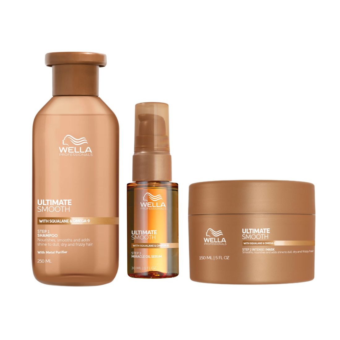 WELLA PROFESSIONALS ULTIMATE SMOOTH CASE 3 pcs