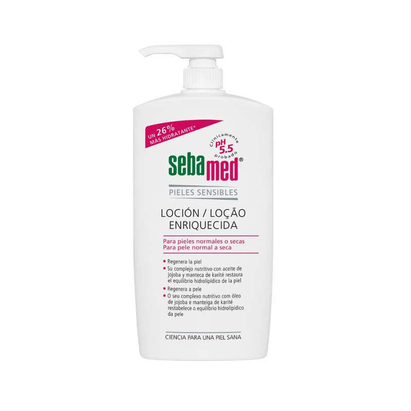 SEBAMED DRY AND SENSITIVE SKIN enriched lotion 750 ml