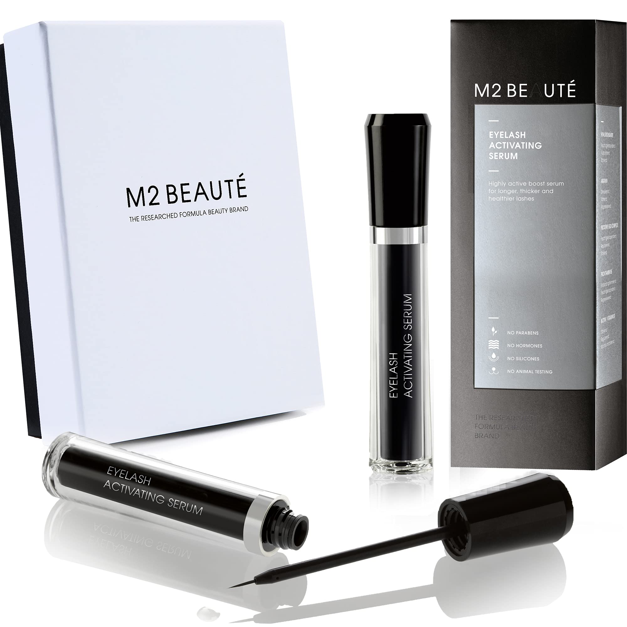 M2 BEAUTÉ EYELASH ACTIVATING SERUM CASE 2 pcs
