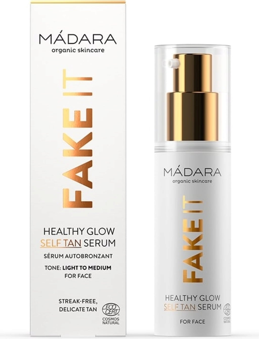 Madara Fake It Healthy Glow Self Tan Serum  30 ml