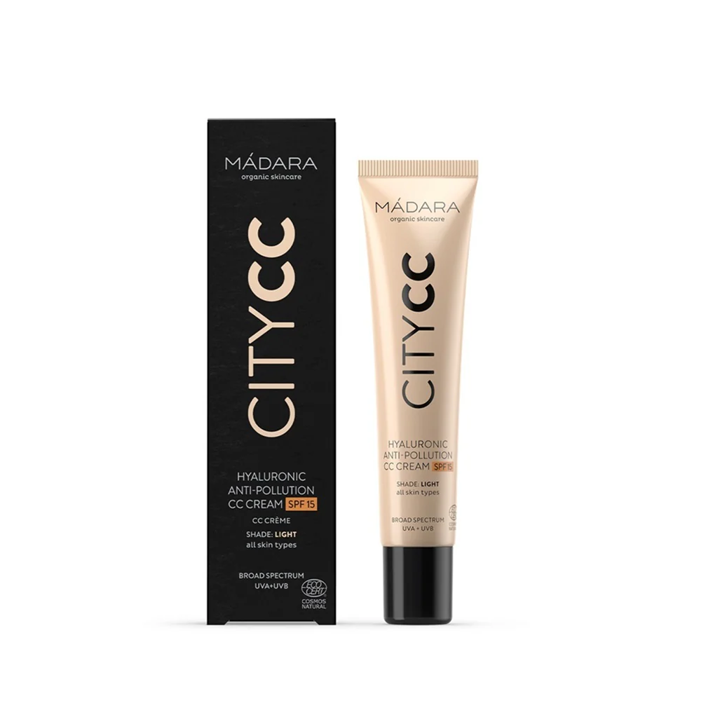 Madara Citycc Anti-Pollution Hyaluronic Cream CC SPF15 Tan   40 ml