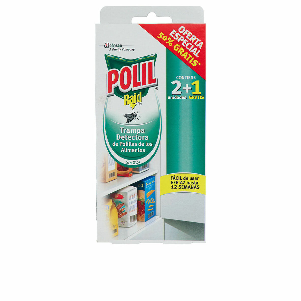 RAID POLIL ALIMENTOS moth trap 2+1 free