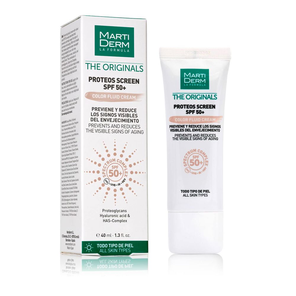 MARTIDERM THE ORIGINALS PROTEOS SCREEN tinted cream SPF50+ 40 ml
