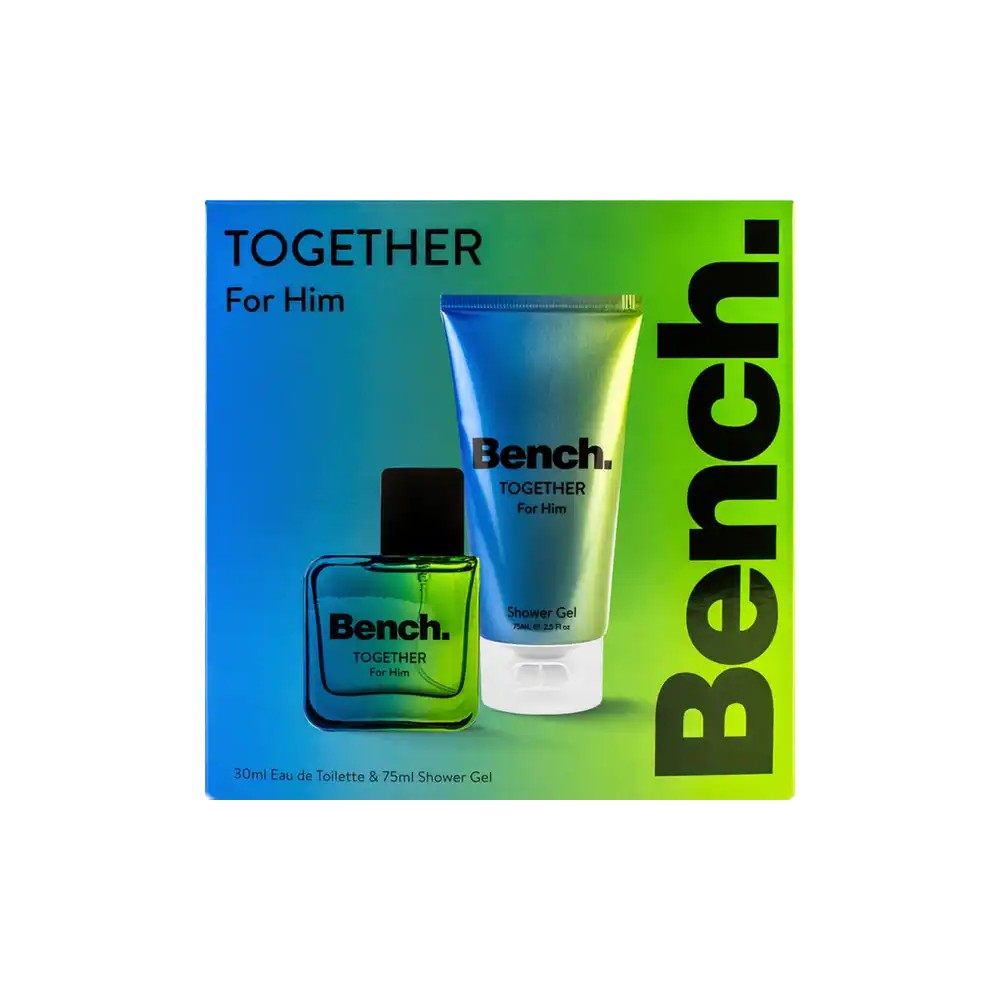 Bench Together For Him Giftset Edt Spray 30ml/Shower Gel 75ml   set x 105 ml