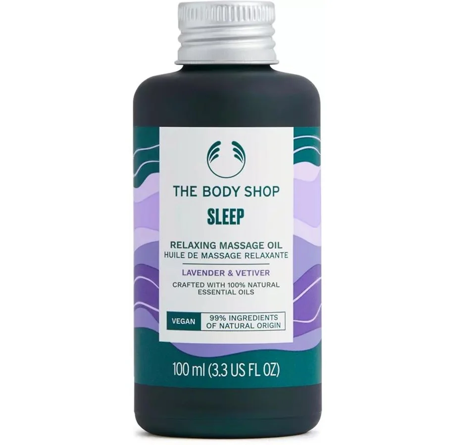 The Body Shop Sleep Relaxing Massage Oil Lavender & Vetiver   100 ml