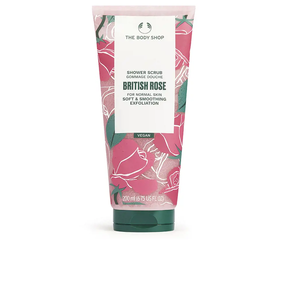 THE BODY SHOP BRITISH ROSE shower scrub 200 ml