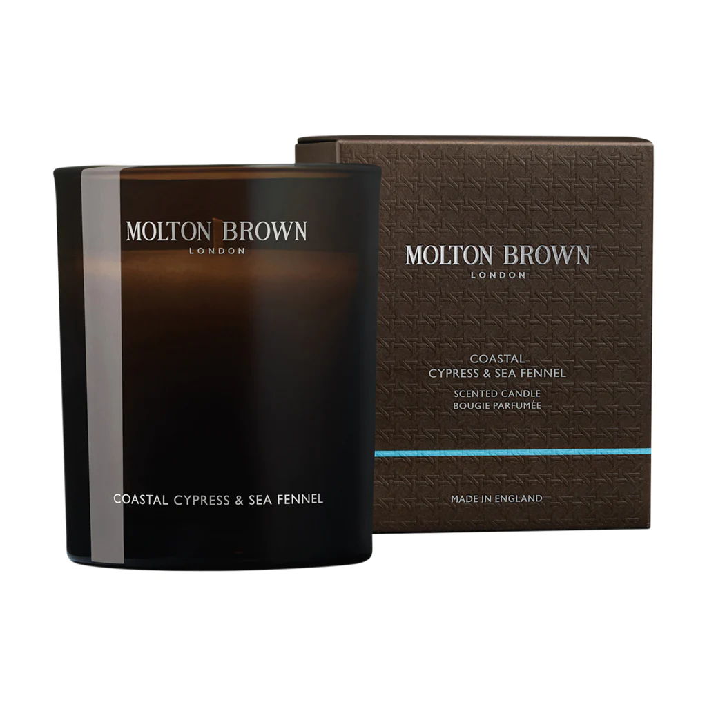 M.Brown 3 Wick Scented Candle Coastal Cypress & Sea   190 gr