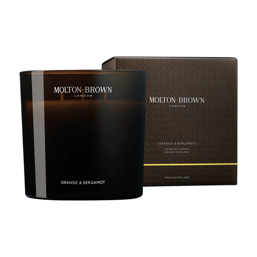M.Brown 3 Wick Scented Candle Orange & Bergamot   600 gr