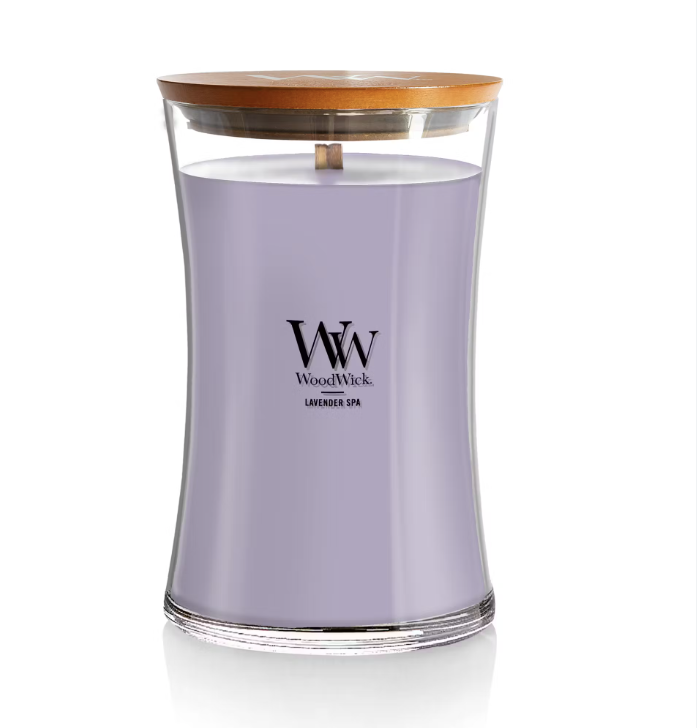 Woodwick Lavender Spa Large Hourglass Candle   x 0