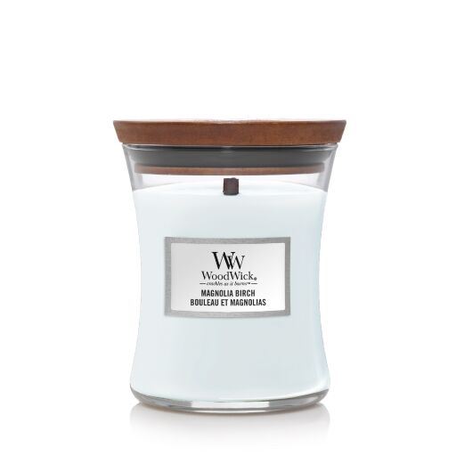 Woodwick Magnolia Birch Medium Hourglass Candle   1 piece x 0