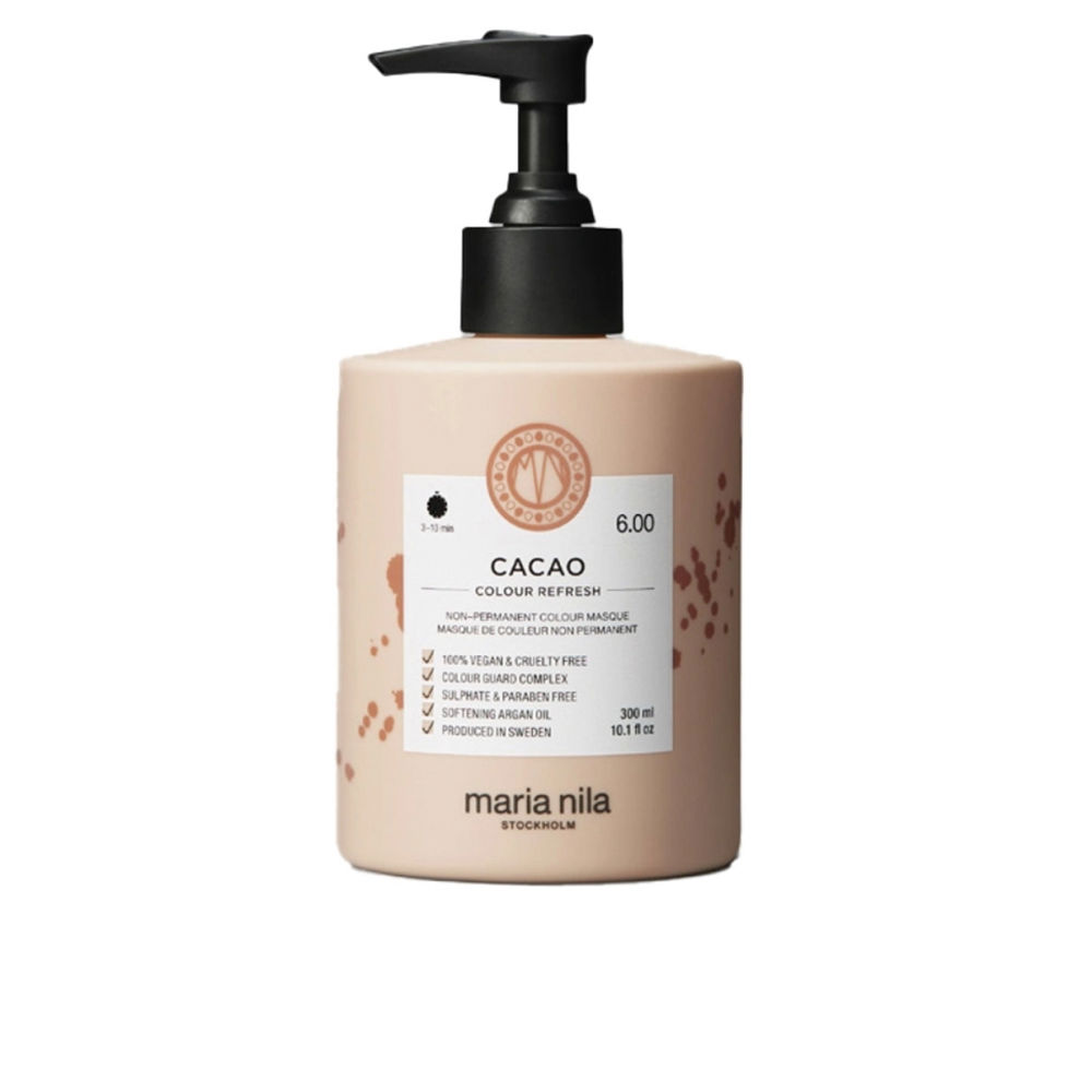 Maria Nila Colour Refresh Non-Permanent Colour Mask 6.00 Cacao 300 ml - #6.00 Cacao