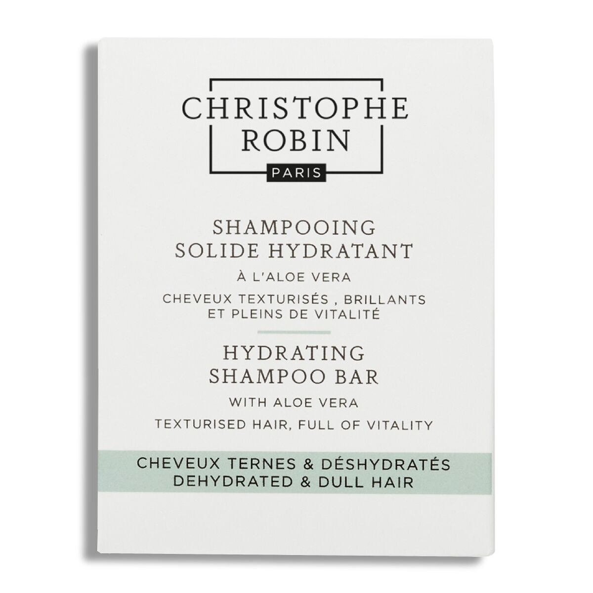 Christophe Robin Hydrating Shampoo Bar With Aloe Vera   100 gr