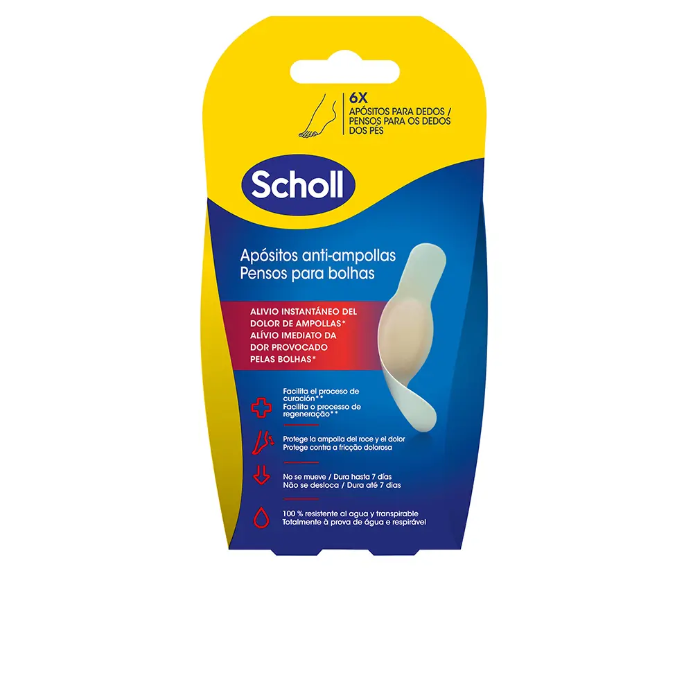 SCHOLL Anti-blister dressings for fingers 6 units