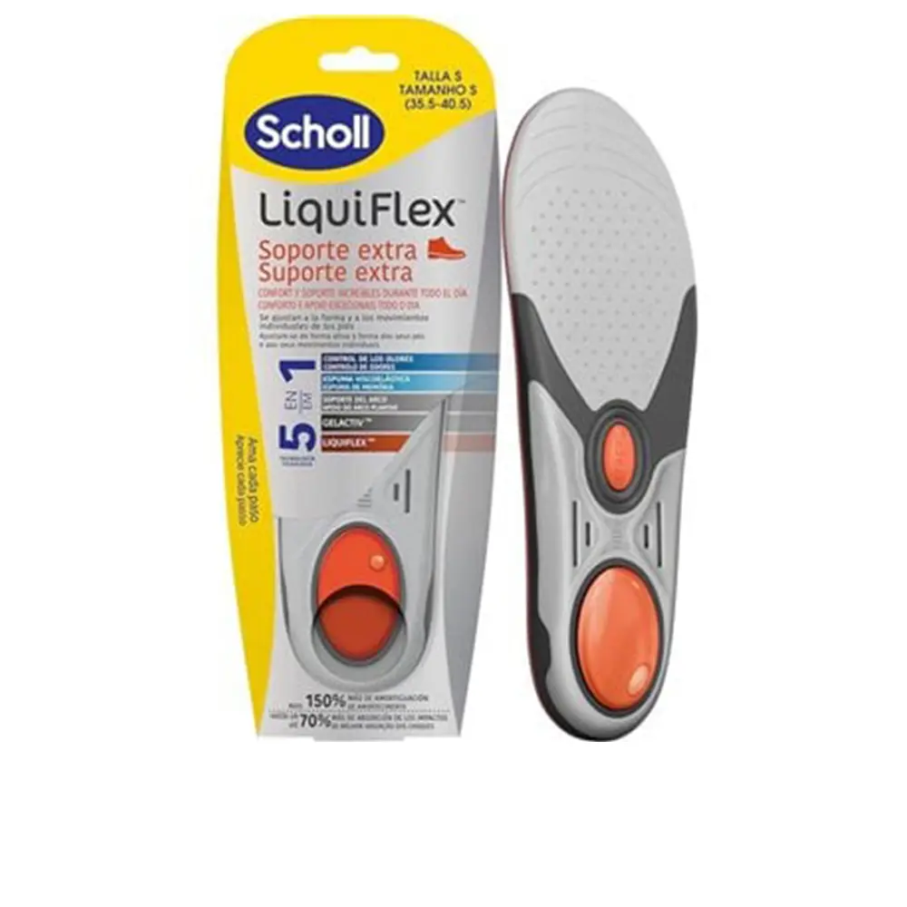 SCHOLL LIQUIFLEX insoles reinforced support #Size 35.5-40.5 1 u
