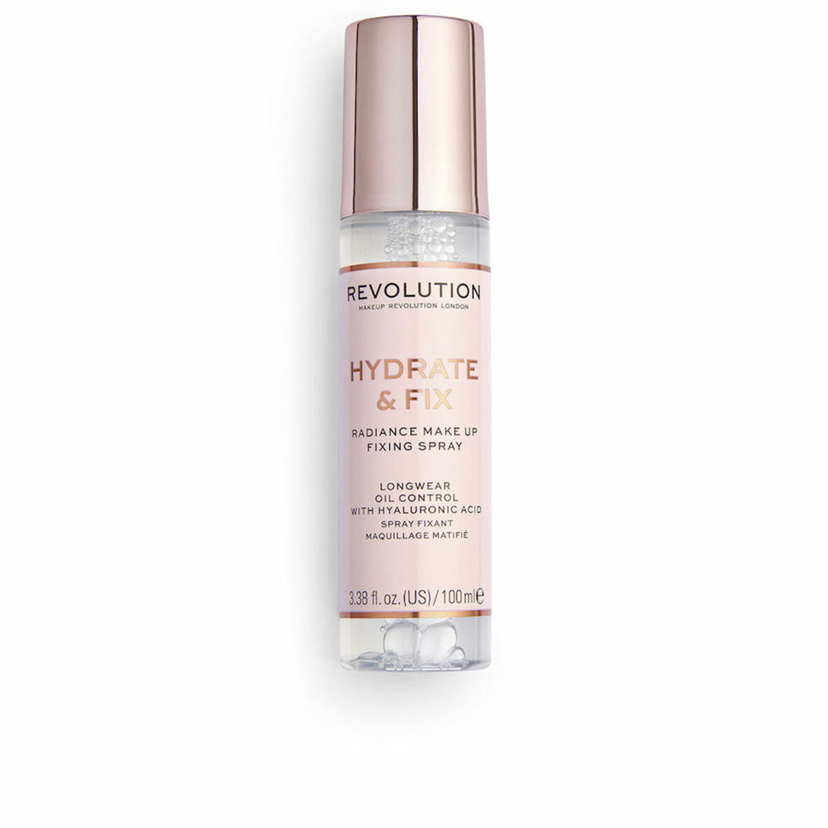 REVOLUTION MAKE UP HYDRATE & FIX radiance make-up fixing spray 100 ml