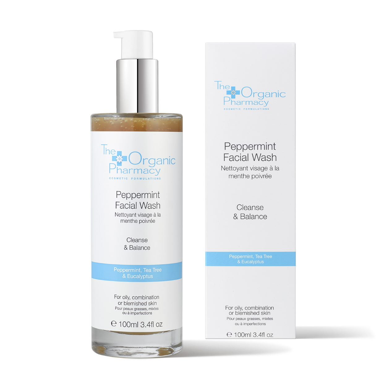 The Organic Pharmacy Peppermint Facial Wash   200 ml
