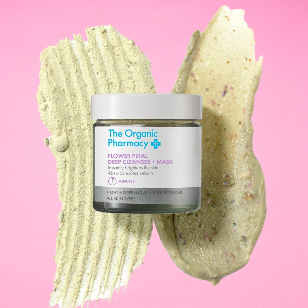 The Organic Pharmacy Flower Petal Deep Cleanser & Mask   40 g