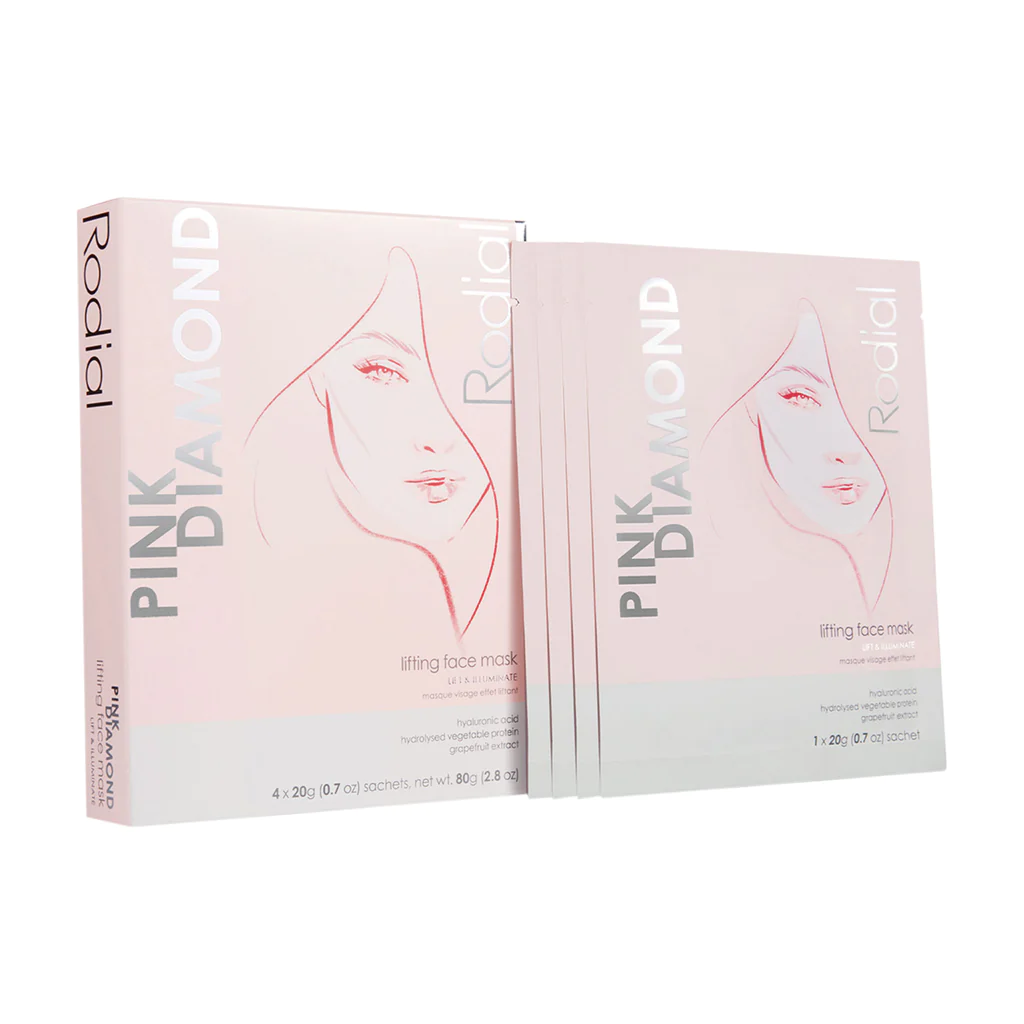 Rodial Pink Diamond Lifting Face Mask 4x20gr  set x 80 gr