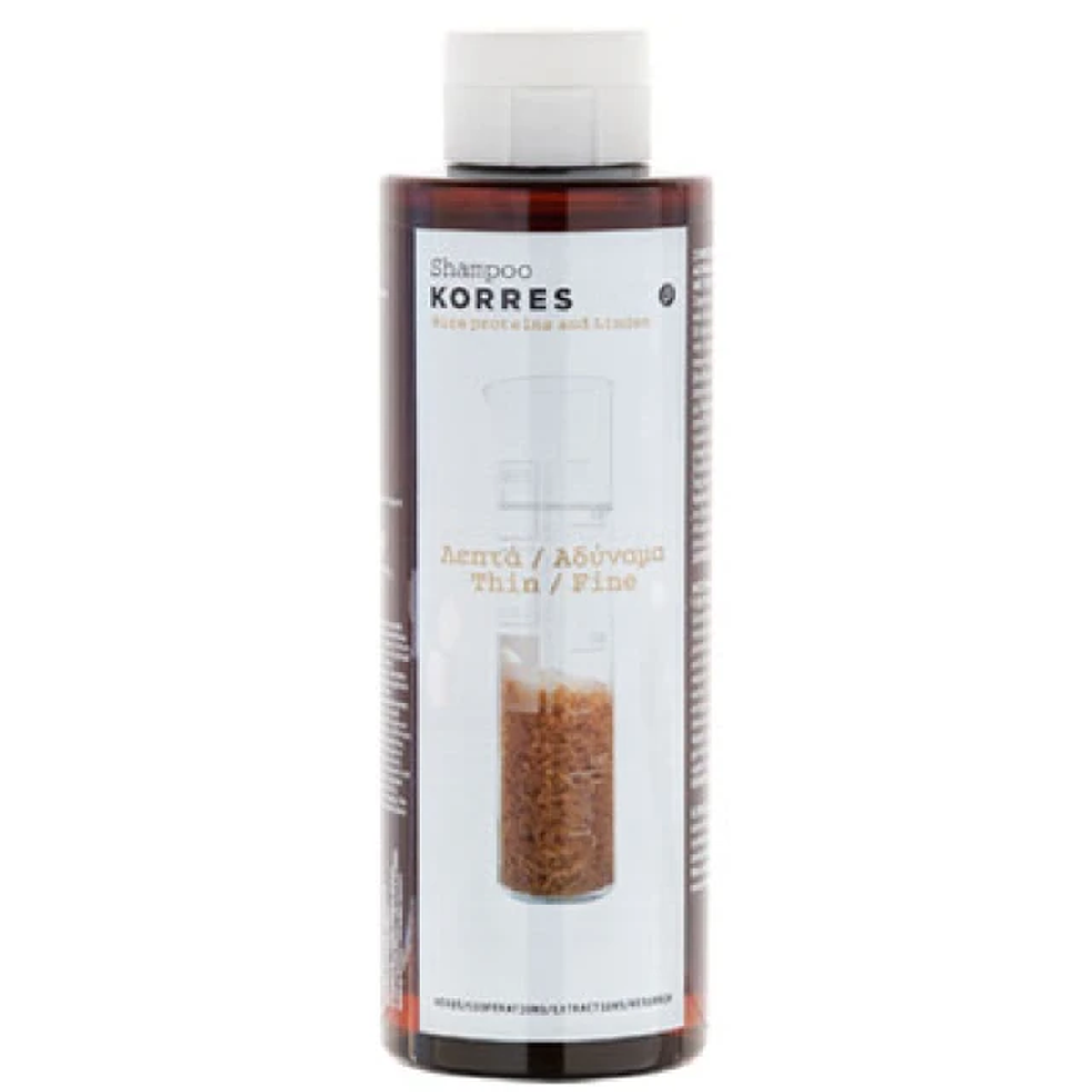 Korres Shampoo Rice Proteine And Linden - Thin/Fine Hair   250 ml