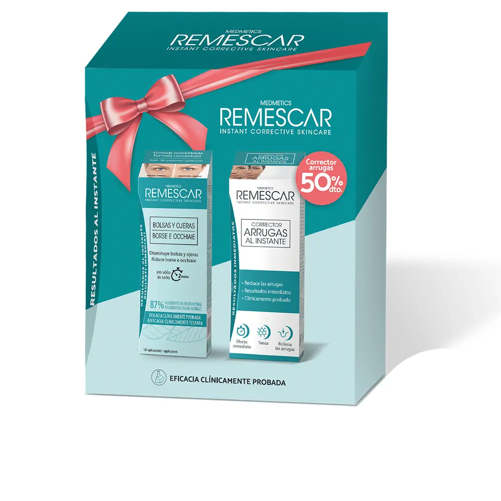 REMESCAR BAG AND DARK CIRCLES CASE 2 pcs Bags and dark circles 8 ml + Wrinkle corrector 8 ml