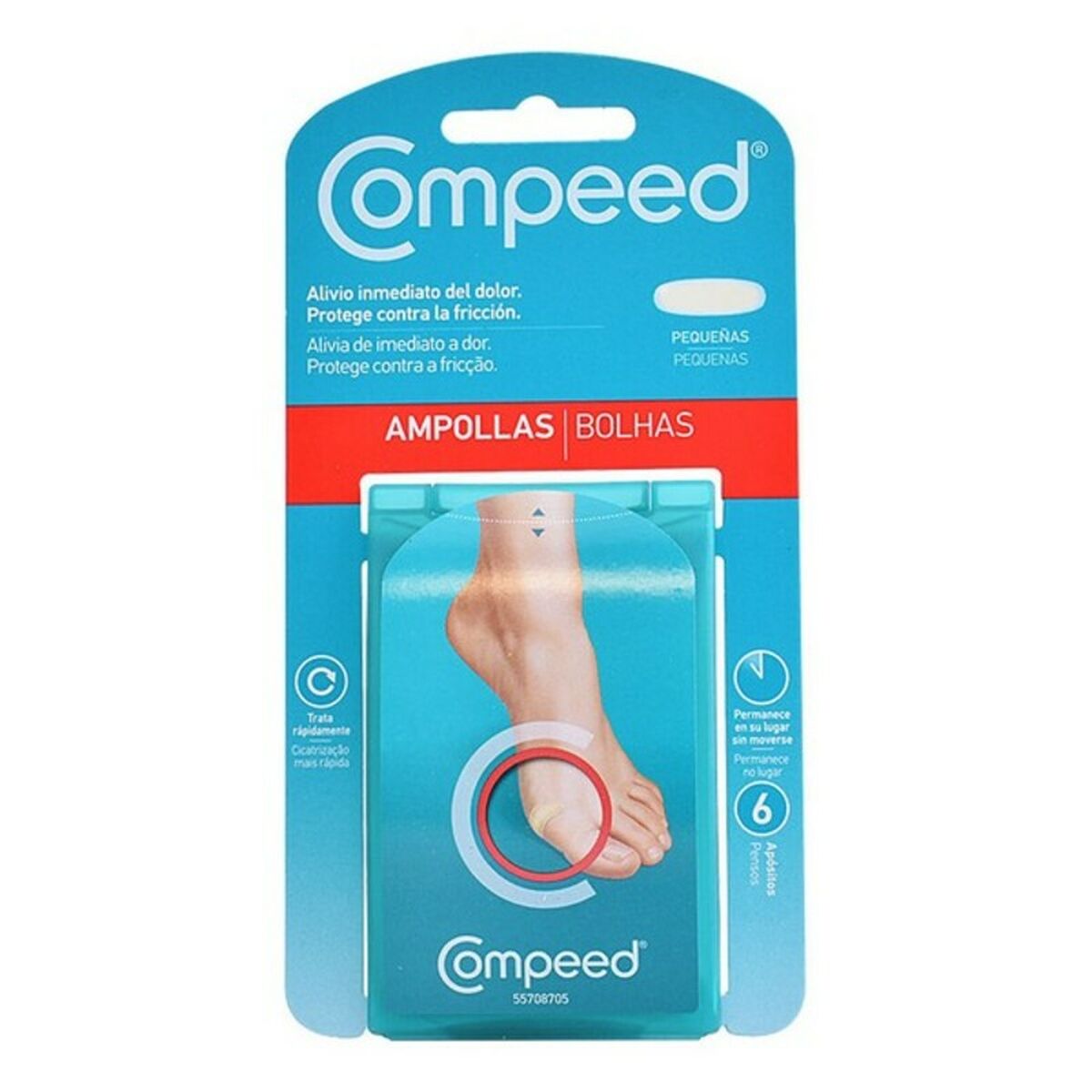 COMPEED AMPOLLAS pequeñas 6 apósitos