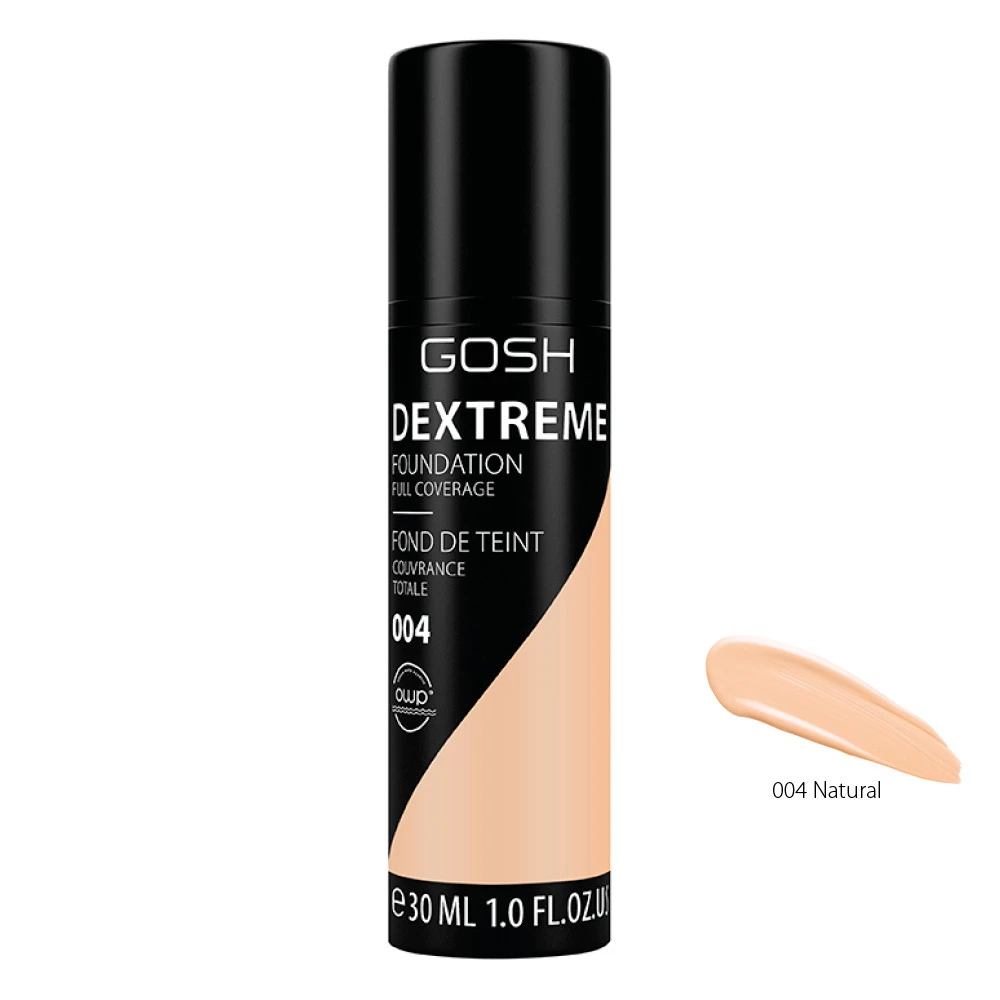 Gosh Dextreme Full Coverage Foundation 004-natural  30 ml