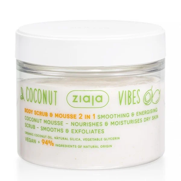 ZIAJA COCONUT & ORANGE VIBES body scrub and mousse 2 in 1 270 ml