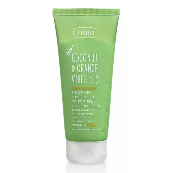 ZIAJA COCONUT & ORANGE VIBES softening and refreshing body mousse 200 ml