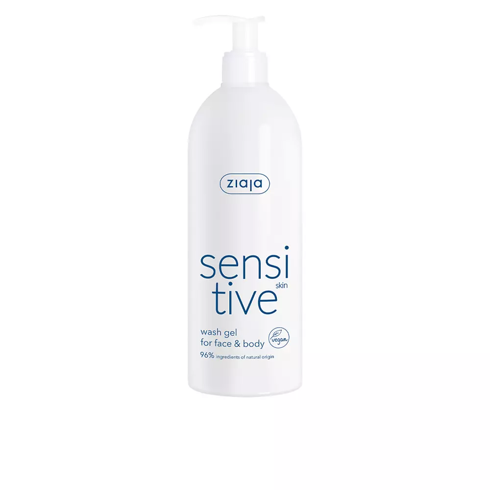 Ziaja Sensitive Skin Creamy Wash Gel For Face and Body 400ml
